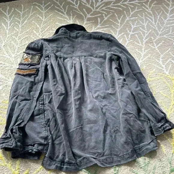 Free people, lightweight jacket, embroidered, and beaded S - Picture 4 of 9
